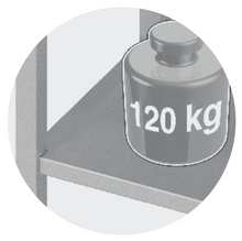 Load image into Gallery viewer, TABLE FOR CUTTINGBOARD, WITH REINFORCED SHELF - Steelior