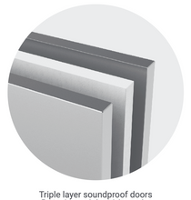 Load image into Gallery viewer, STORAGE TABLE WITH SLIDING DOORS - Steelior