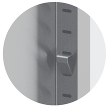 Load image into Gallery viewer, STORAGE TABLE WITH SLIDING DOORS - Steelior