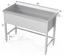 Load image into Gallery viewer, POT SINK WITH OPEN FRAME - Steelior