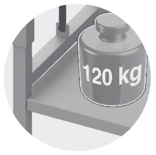 Load image into Gallery viewer, ELECTRIC HEIGHT ADJUSTABLE TABLE WITH REINFORCED SHELF - Steelior