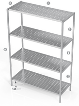 Load image into Gallery viewer, PERFORATED SHELVES WELDED - Steelior