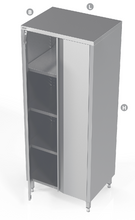 Load image into Gallery viewer, CUPBOARD WITH SHUTTING DOORS - Steelior