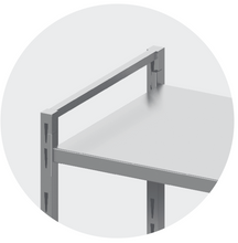 Load image into Gallery viewer, MODULAR SHELVING UNIT WITH STAINLESS STEEL PLATE SHELVES - Steelior
