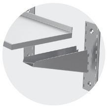 Load image into Gallery viewer, WALL SHELF FOR EQUIPMENT, TRIPLE - Steelior