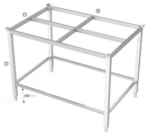 Load image into Gallery viewer, TABLE FOR CUTTINGBOARD, WITH FRAME - Steelior