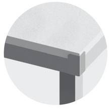 Load image into Gallery viewer, TABLE WITH PLACE FOR CUTTINGBOARD, WITH OPEN FRAME - Steelior