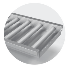 Load image into Gallery viewer, TABLE TO DISHWASHER WITH LONG ROLLS AND FRAME FOR MODULAR SHELVES - Steelior