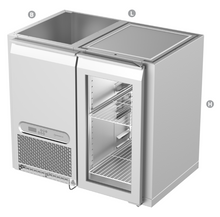 Load image into Gallery viewer, BACKBAR COOLING COUNTER - Steelior