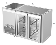 Load image into Gallery viewer, BACKBAR COOLING COUNTER - Steelior