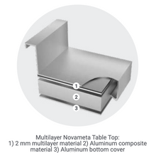 Load image into Gallery viewer, TABLE WITH OPEN FRAME - Steelior