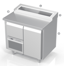 Ladda upp bild till gallerivisning, SALADETTE COUNTER - Steelior