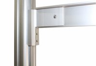 Aluminum shelf bracket for wall shelves - Alux standard - Steelior