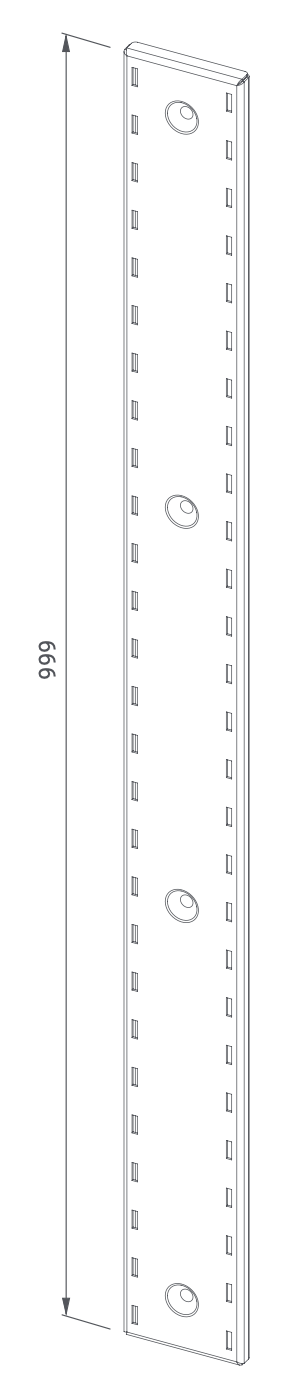 Wall bracket for wall shelves - Steelior