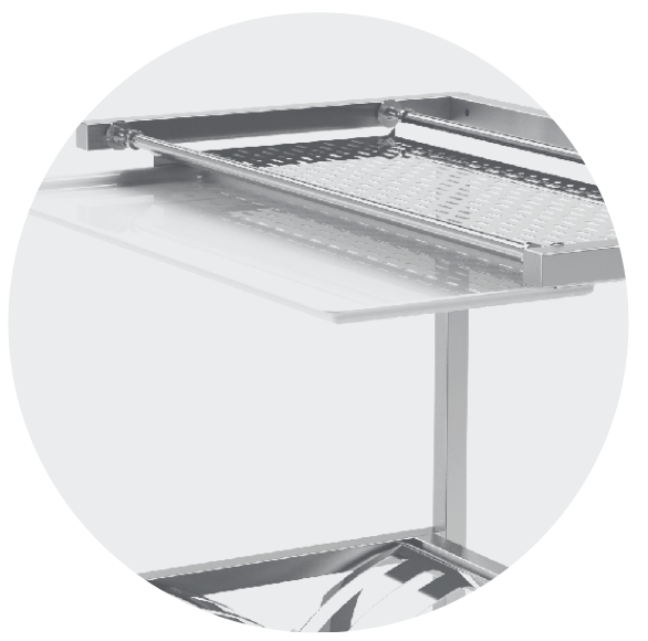 WALL SHELF FOR DRYING DISHES, TRIPLE - Steelior