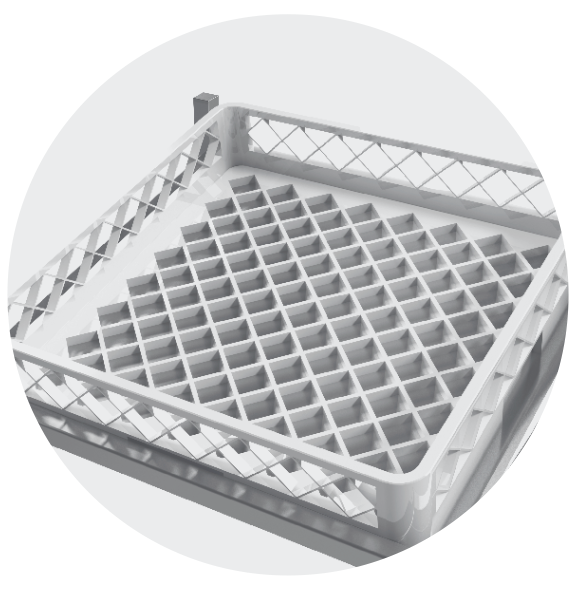 SHELF FOR DISHWASHER BASKETS - Steelior