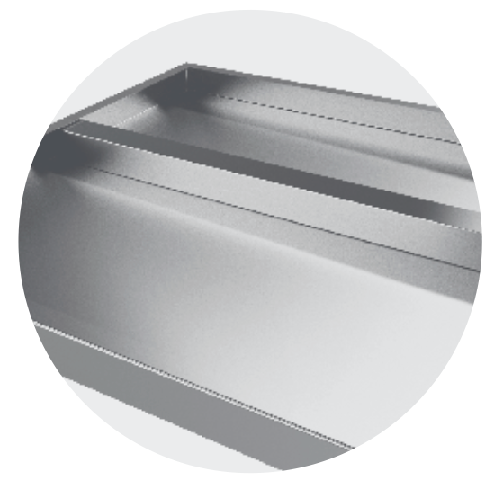 REINFORCED SHELVES WELDED - Steelior