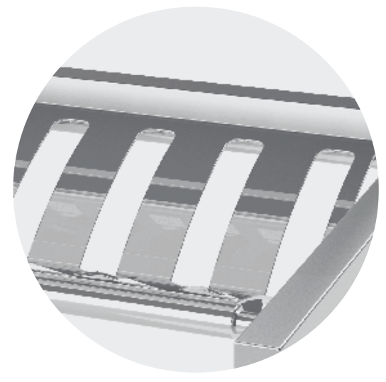 WALL SHELF FOR DRYING DISHES, TRIPLE - Steelior