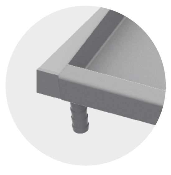 SHELF FOR DISHWASHER BASKETS - Steelior