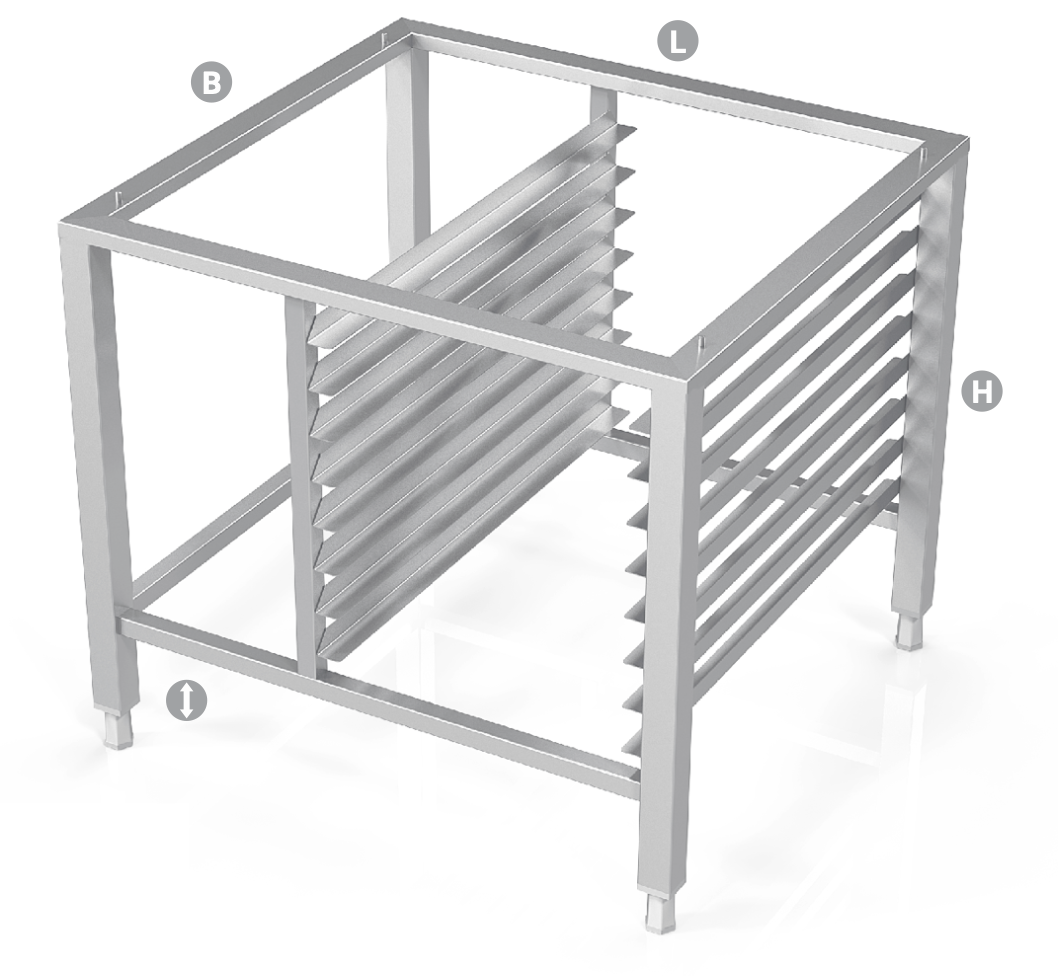 STAND FOR CONVECTION OVEN, STANDARD - Steelior