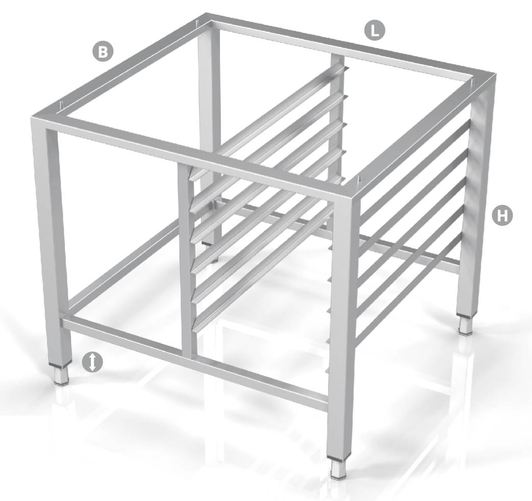 STAND FOR CONVECTION OVEN, STANDARD - Steelior