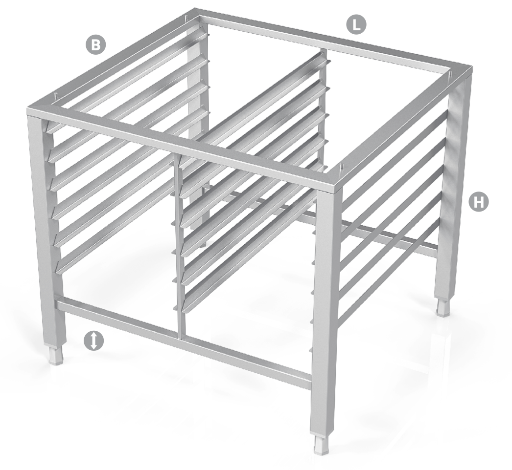 STAND FOR CONVECTION OVEN, STANDARD - Steelior