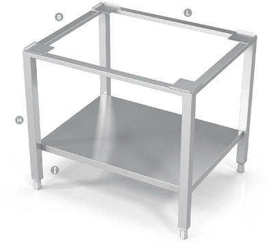 UNIVERSAL STAND FOR EQUIPMENT, WITH REINFORCED SHELF - Steelior