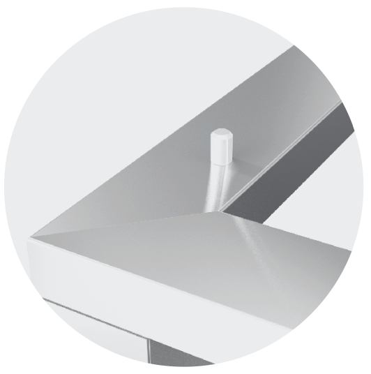 UNIVERSAL STAND FOR CONVECTION OVEN, FIXED OVEN SIZE - Steelior