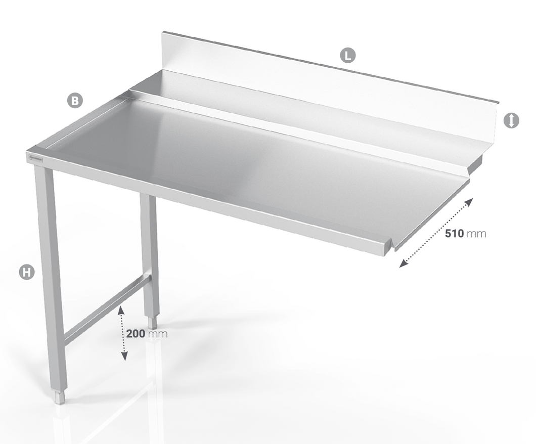 TABLE TO DISHWASHER - Steelior