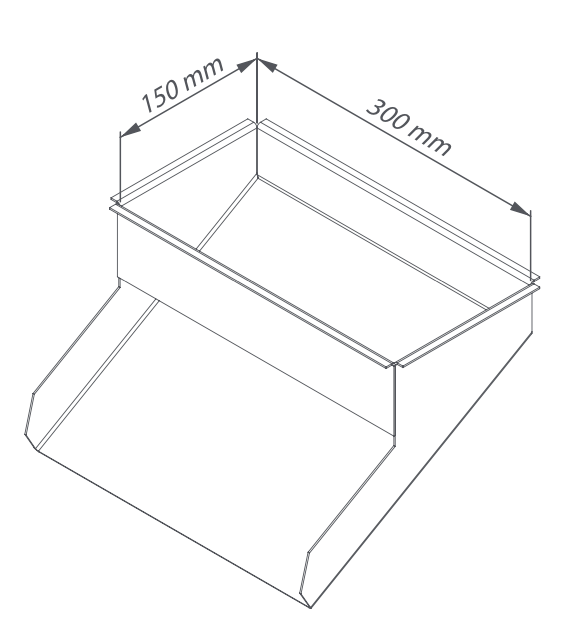 Hole for cutlery - Steelior