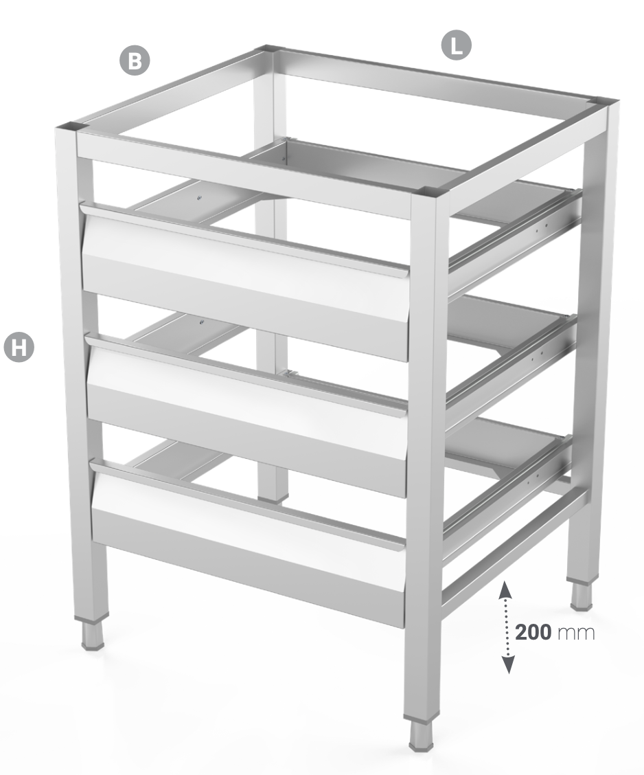 FRAME FOR DISHWASHER BASKETS - Steelior