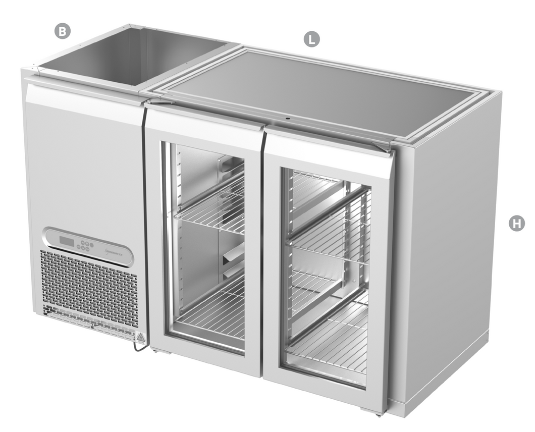 BACKBAR COOLING COUNTER - Steelior