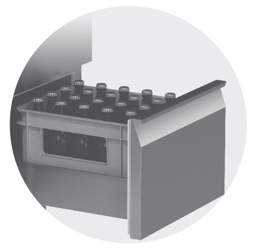 COOLING COUNTER FOR BEER BOXES - Steelior