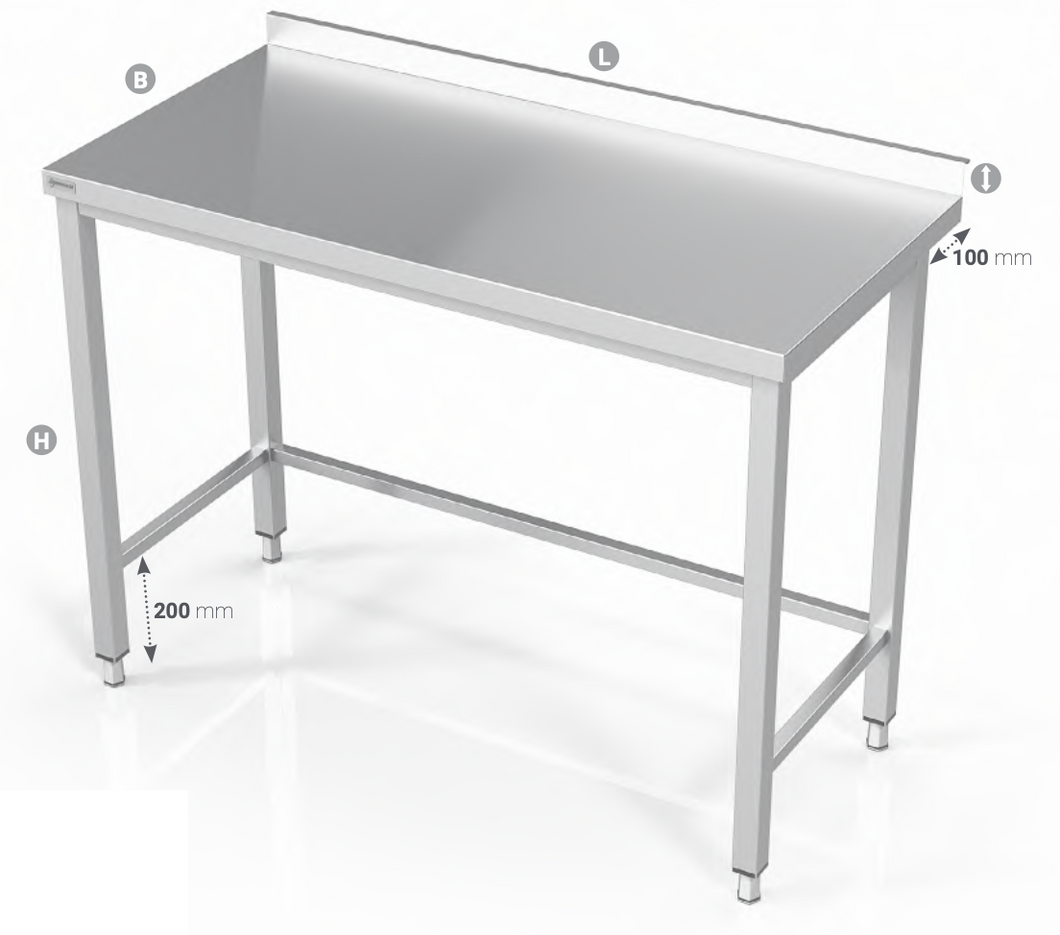 TABLE WITH OPEN FRAME - Steelior