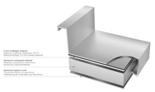 Ladda upp bild till gallerivisning, New multi-layer eco-friendly table top with lightweight aluminum composite core, no organic material, heat and water resistant.
