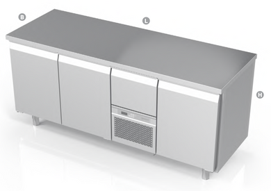 COOLING COUNTER FOR BAKING TRAYS - Steelior