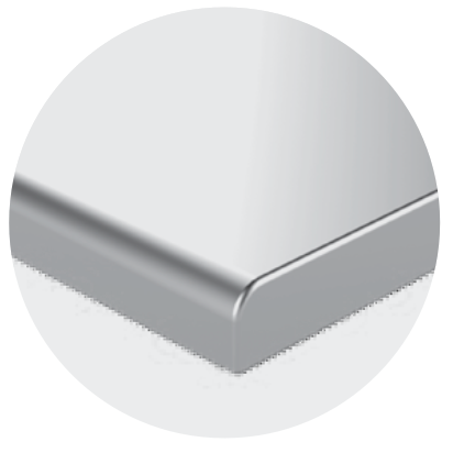 Rounded front edge - Steelior