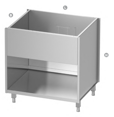 MODULE FOR SINK WITH HIGH FRONT PANEL - Steelior