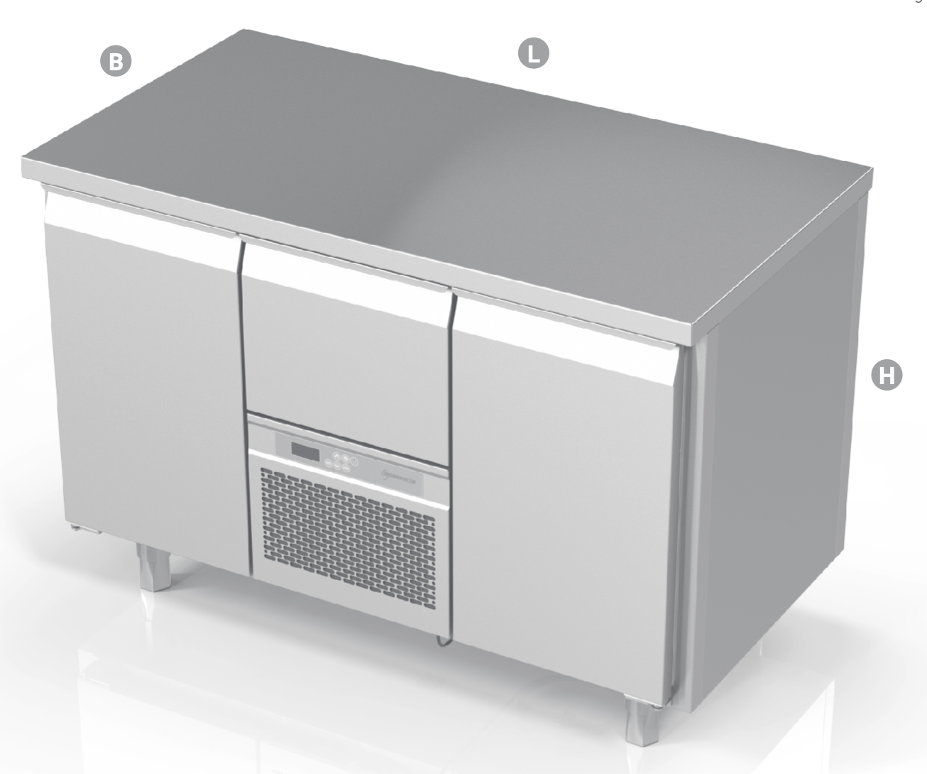 COOLING COUNTER - Steelior