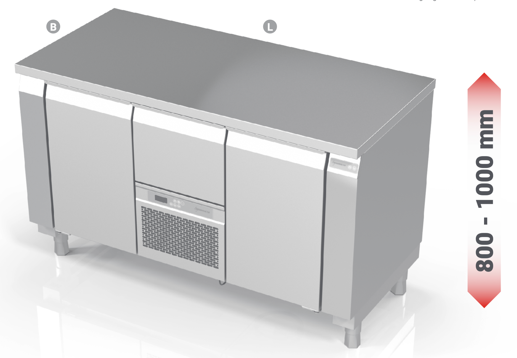 COOLING COUNTER - Steelior