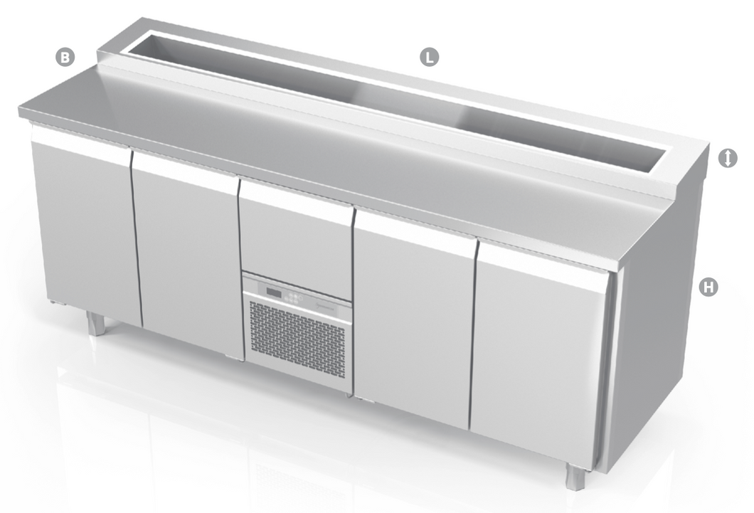 SALADETTE COUNTER - Steelior