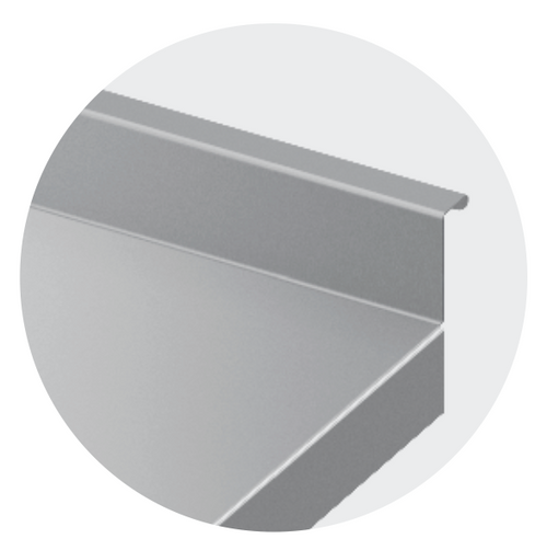 DOUBLE POT SINK WITH FRAME FOR MODULAR SHELVES - Steelior