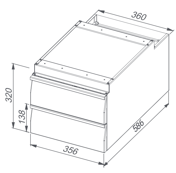 Drawers for worktables - Steelior