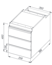 Load image into Gallery viewer, Drawers for worktables - Steelior
